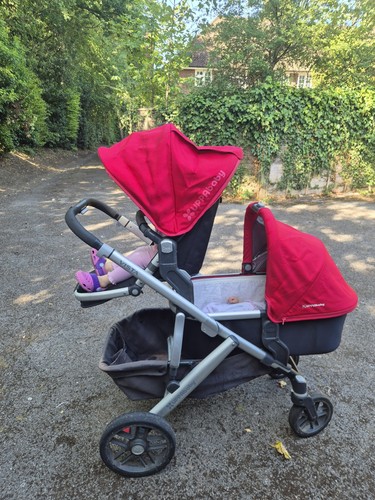 Uppababy vista stroller red - vista,